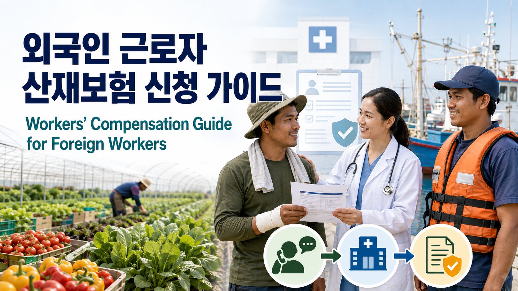외국인 근로자 산재보험 신청 방법｜농업·어업 현장에서 다쳤을 때 대처와 보상 범위