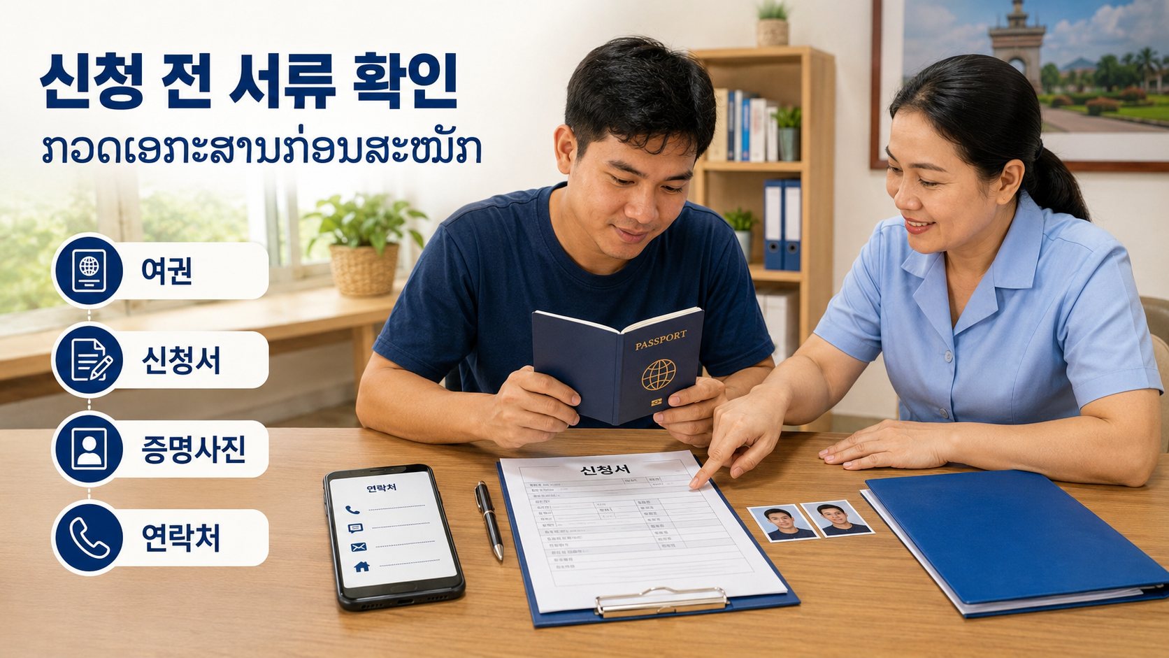 라오스 계절근로자 한국 취업 준비 1단계｜공식 모집 확인부터 서류 준비까지